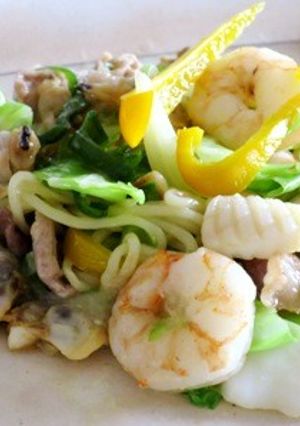 シーフード焼きそば-レシピのメイン写真
