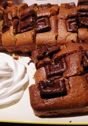 HMで簡単板チョコパウンドケーキ♪-レシピのメイン写真