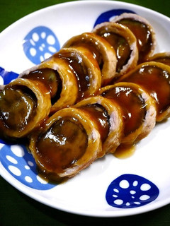 簡単!とろとろ☆まるまる茄子の肉巻き-レシピのメイン写真