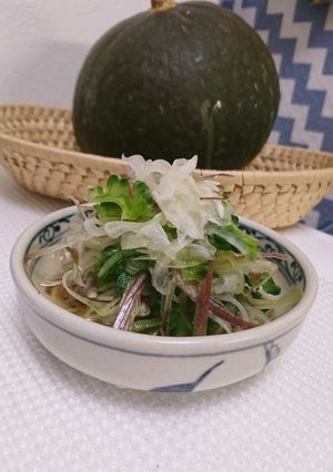ゴーヤみょうがたまねぎのさっぱり副菜-レシピのメイン写真
