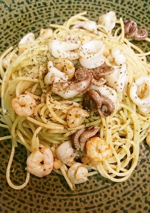 シーフードアンチョビパスタ-レシピのメイン写真