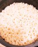 ちびくろちゃんで、もち麦玄米ご飯の炊き方
