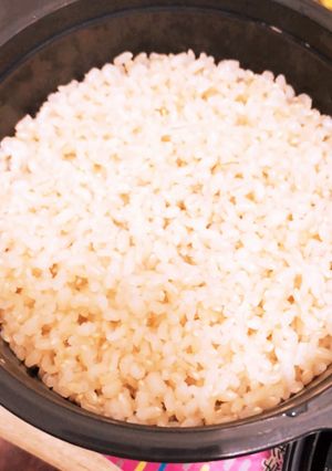 ちびくろちゃんで、もち麦玄米ご飯の炊き方-レシピのメイン写真
