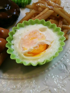 レンジでカップ目玉焼き???-レシピのメイン写真