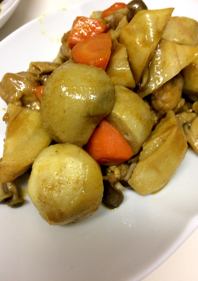 根菜と鶏モモ肉の和風カレー煮-レシピのメイン写真