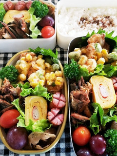 女子高生、男子学生、会社員の私弁当❤43-レシピのメイン写真