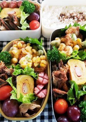女子高生、男子学生、会社員の私弁当❤43-レシピのメイン写真
