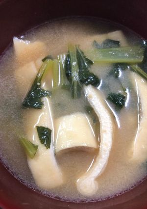 北の大豆 きぬ練りおあげを使ったお味噌汁-レシピのメイン写真