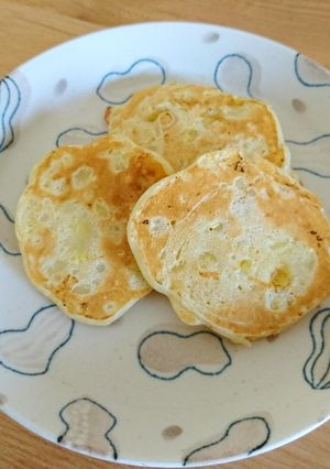 離乳食 【簡単パンケーキ】 手づかみ-レシピのメイン写真