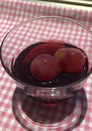 フレーフレー!!サンフレぶどうゼリー-レシピのメイン写真