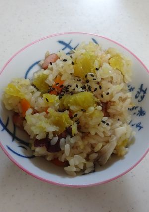 さつまいもの炊き込みご飯-レシピのメイン写真
