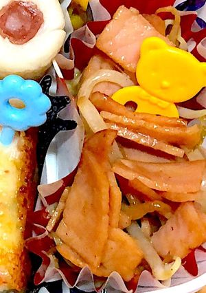 お弁当に☺ハムともやしのバター醤油炒め♡-レシピのメイン写真