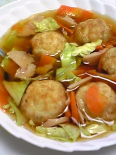レンジで☆たこ焼きスープ-レシピのメイン写真