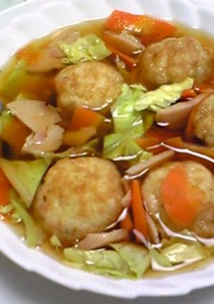 レンジで☆たこ焼きスープ-レシピのメイン写真