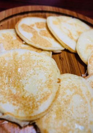 米粉 ヘルシーパンケーキ 卵乳なし qc-レシピのメイン写真