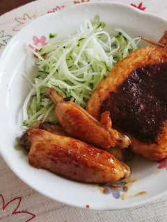 卵巾着の照り焼き(手羽中も)-レシピのメイン写真