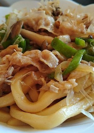 パパっと作れる☆白だしで焼きうどん-レシピのメイン写真