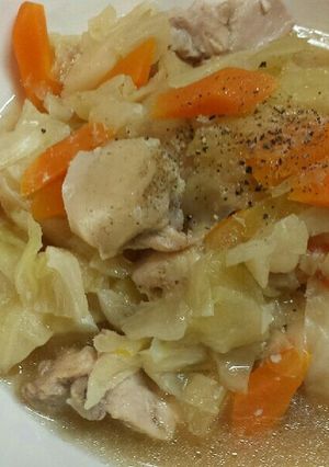 炊飯器で♪キャベツとチキンのクタクタ煮♡-レシピのメイン写真
