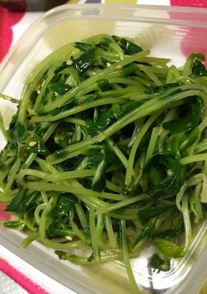 豆苗の旨辛ナムル-レシピのメイン写真