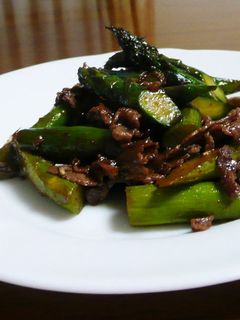 牛肉とアスパラのジャン!炒め-レシピのメイン写真