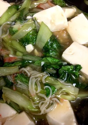 青梗菜と豆腐 のカニあんかけ-レシピのメイン写真