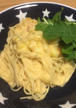 たらことじゃがいものポタージュパスタ-レシピのメイン写真