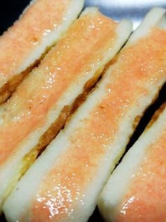 ちくわの明太マヨ焼き-レシピのメイン写真
