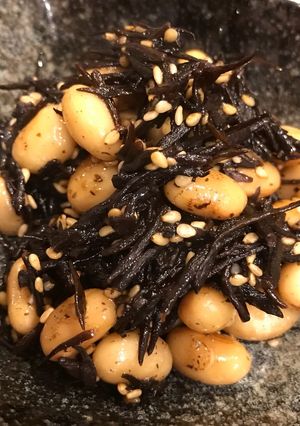 大豆とひじきのきんぴら風-レシピのメイン写真