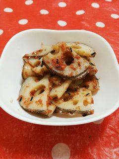 れんこんのたらこバター炒め-レシピのメイン写真