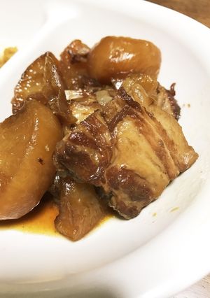 圧力鍋で20分！大根と豚バラのてりてり煮-レシピのメイン写真