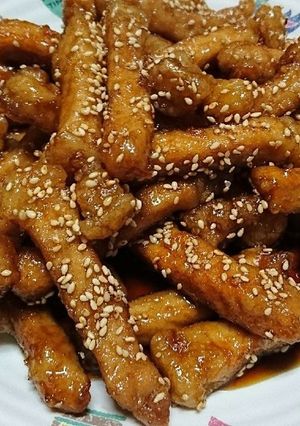 学校給食(風)☆豚肉のかりん揚げ-レシピのメイン写真