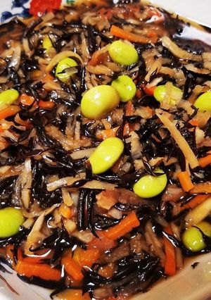 ヒジキの梅干し煮-レシピのメイン写真