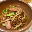 オクラきのこウィンナー バター炒め