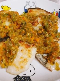 幼児取り分け☆たらの和風野菜あんかけ-レシピのメイン写真