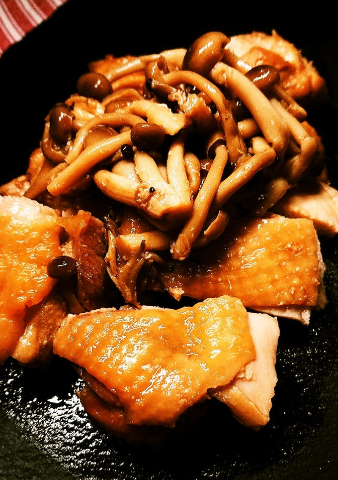 簡単！麺つゆDE鶏肉ときのこの照り煮♪-レシピのメイン写真