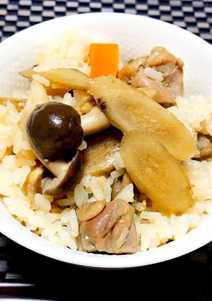 美味しいよ～♪鶏ごぼうの炊き込みご飯❤-レシピのメイン写真