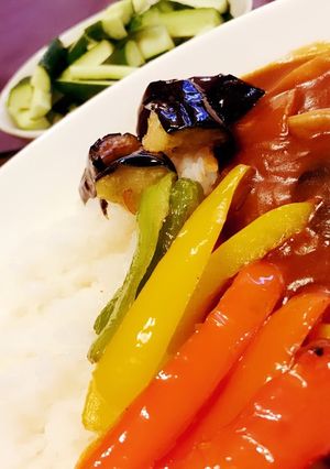 素揚げ野菜のカレー-レシピのメイン写真
