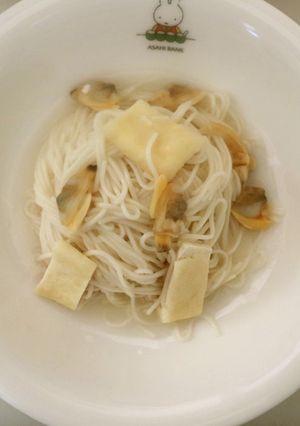 油揚げとアサリのパスタ-レシピのメイン写真