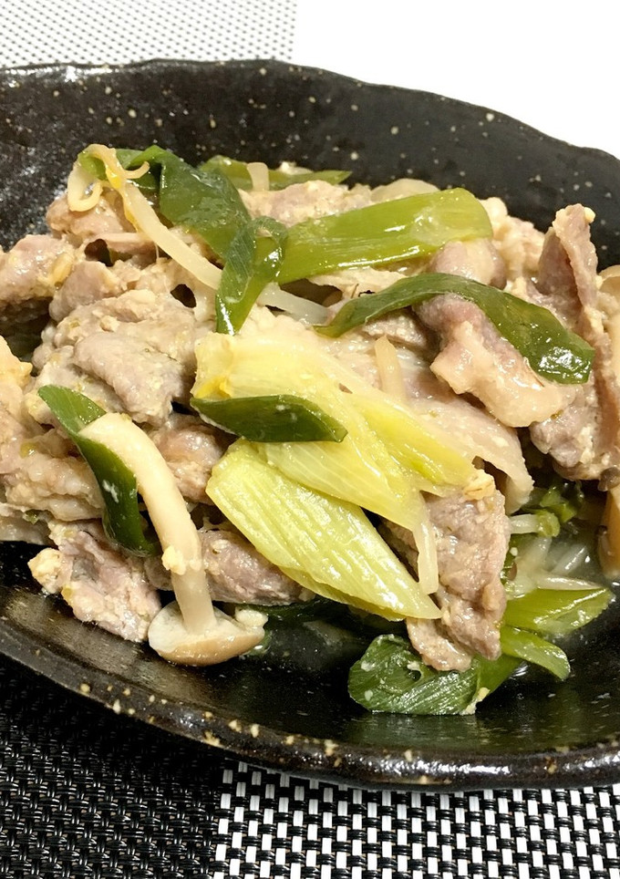 豚肉ともやしの柚子ごしょう煮-レシピのメイン写真