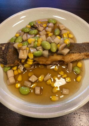 カレイのシャキシャキ蓮根あんかけ-レシピのメイン写真
