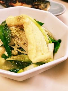 超簡単!ネギとお揚げのさっと煮-レシピのメイン写真