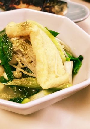 超簡単！ネギとお揚げのさっと煮-レシピのメイン写真