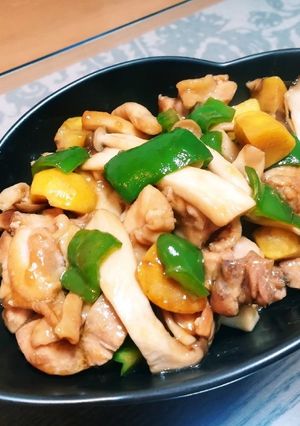 【秋号掲載】鶏肉と栗の秋オイスター炒め-レシピのメイン写真