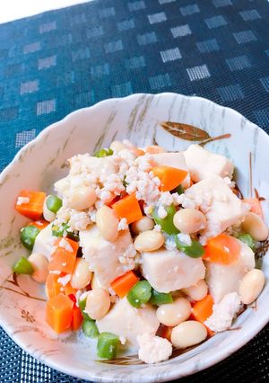 高野豆腐のミルク煮´ω`ダブル大豆で♬-レシピのメイン写真