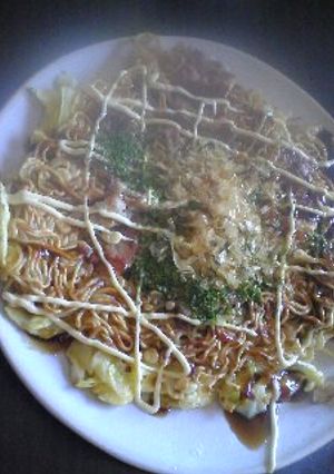 簡単おいしい♪キャベツたっぷりモダン焼き-レシピのメイン写真