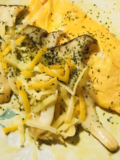プレーンオムレツ☆エリンギバターソテー添-レシピのメイン写真