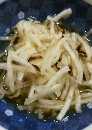 即席 大根 塩麹液 塩こんぶ 追加の一品-レシピのメイン写真