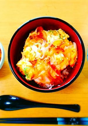 カニカマで作る中華かに玉丼-レシピのメイン写真