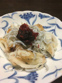 そのままシラス梅ちくわ塩麹和え!-レシピのメイン写真