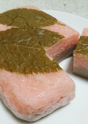 桜もち風ういろう-レシピのメイン写真